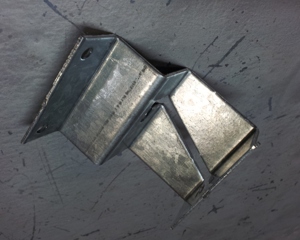 Cable lock steel hopper